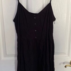 H&M Black Dress With Buttons